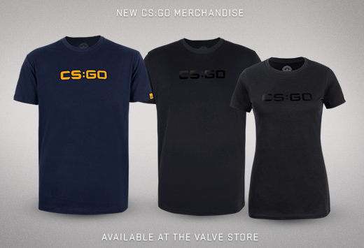 Мъжки и дамски CS:GO тениски от Valve магазина