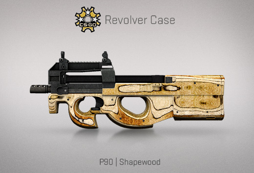 Сандък „Револвер“ — P90 | Shapewood | Дърворезба