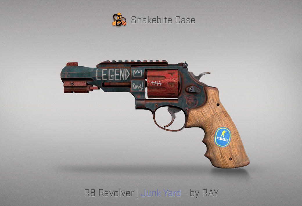 Сандък „Змийско ухапване“ — R8 Revolver | Бунище | Junk Yard — Създадено от RAY