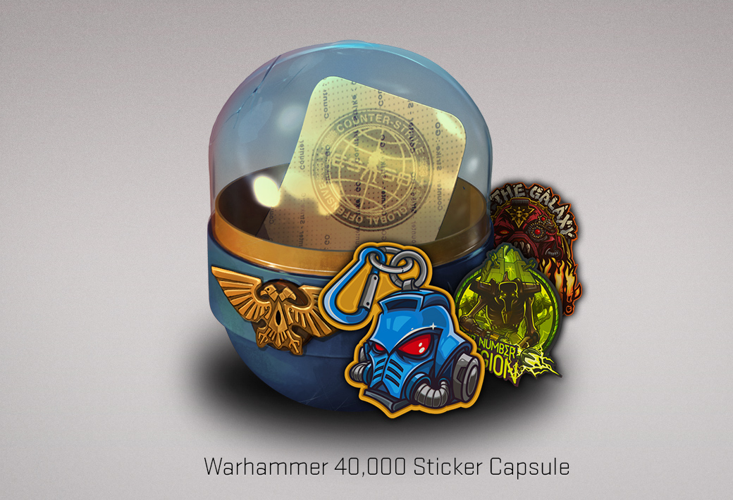 CS:GO капсула със стикери от поредицата Warhammer 40,000