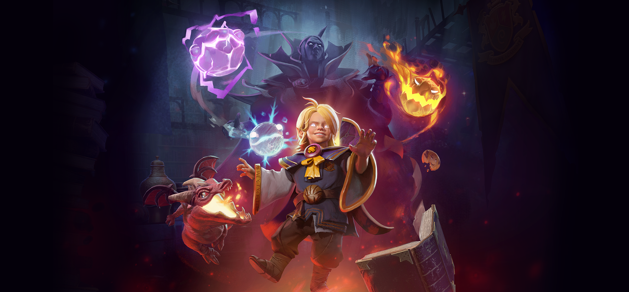 Dota 2 Acolyte Of The Lost Arts Young Invoker Hero Persona