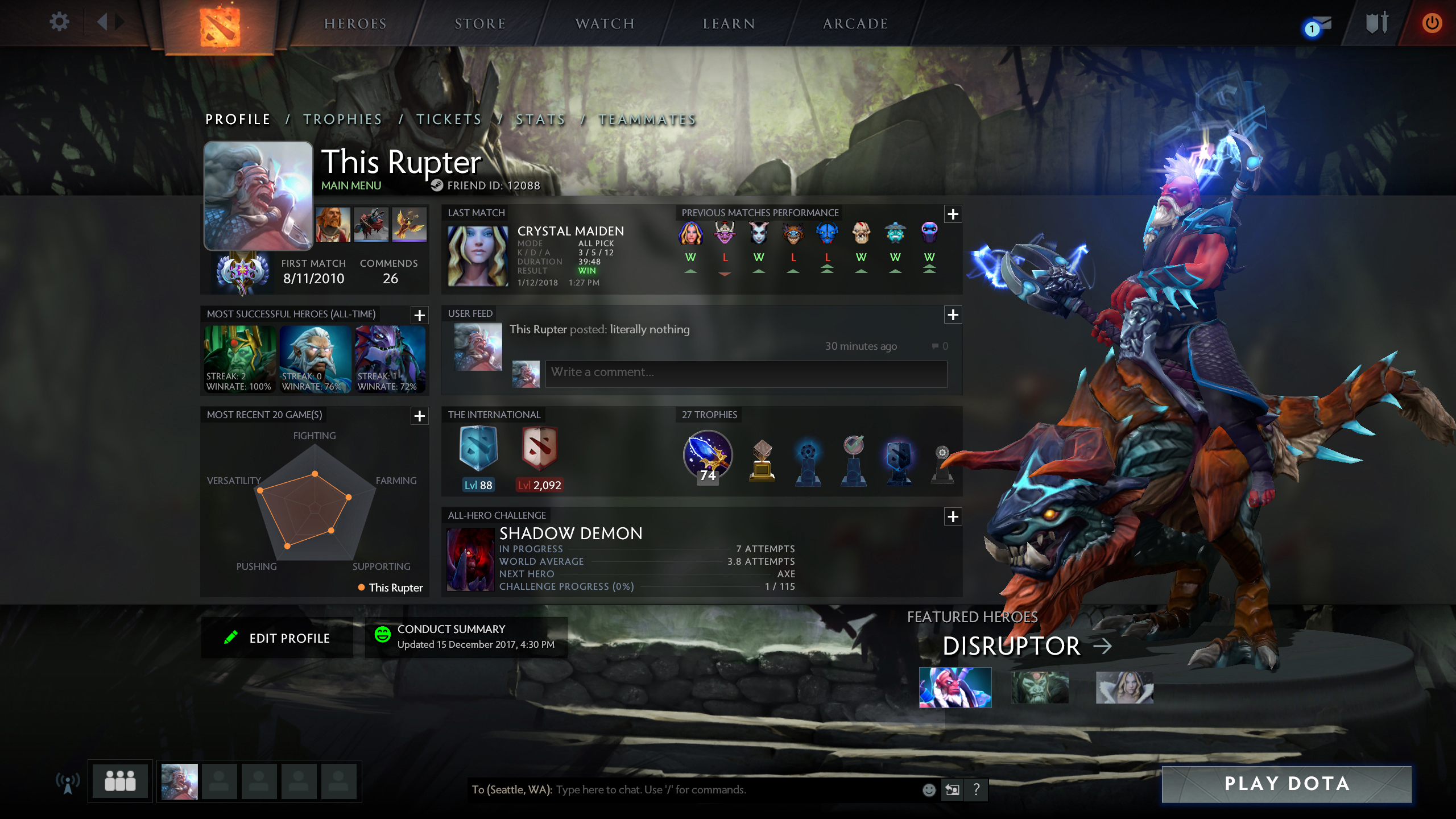 AFK Matchmaking: DOTA2 (Free) Tags