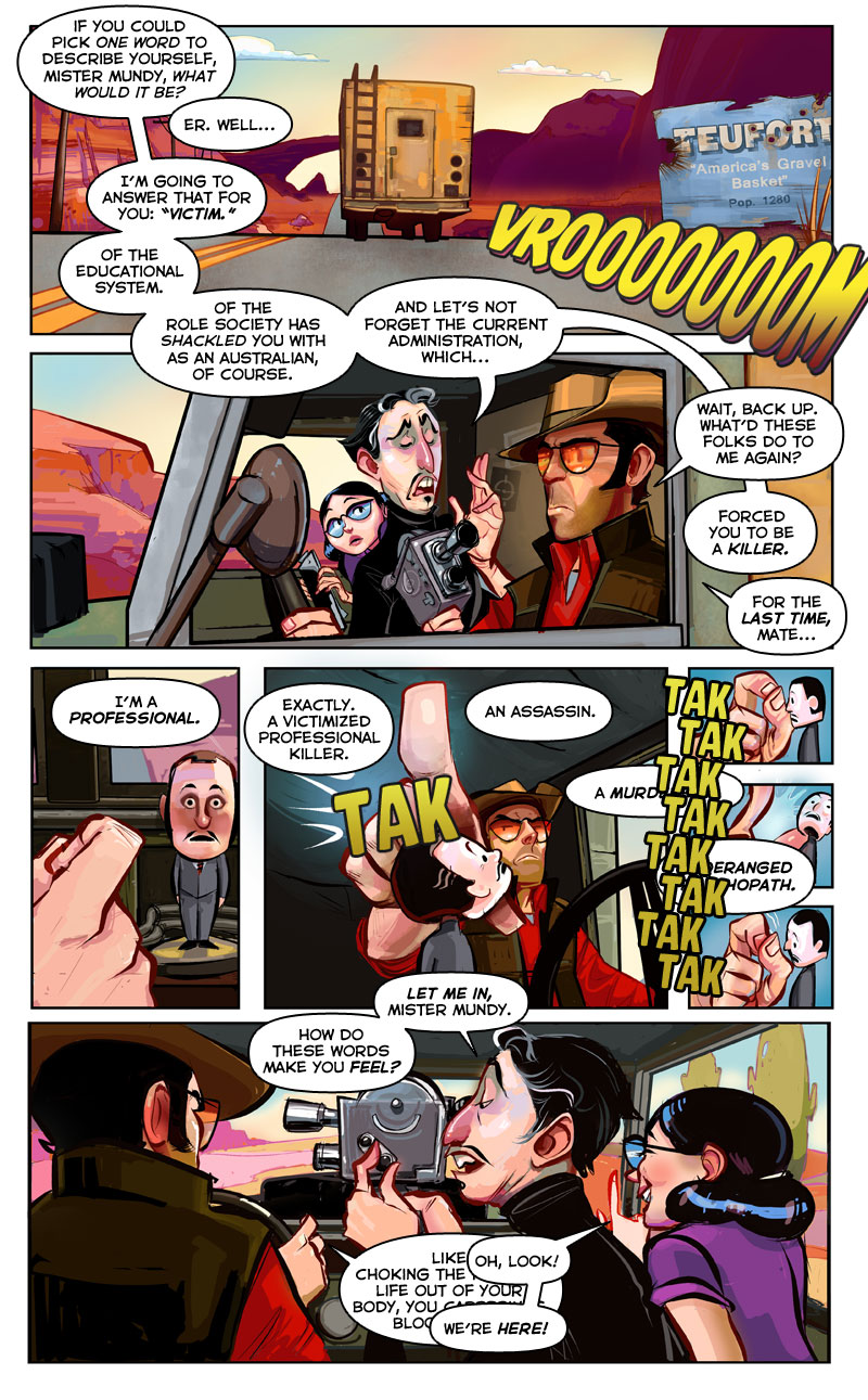 team fortress 2 comics official