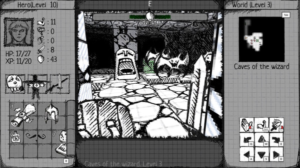 Drawngeon: Dungeons of Ink and Paper for linux