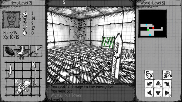 Скриншот из Drawngeon: Dungeons of Ink and Paper