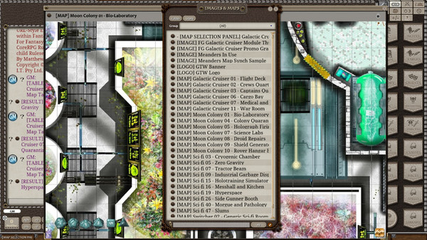 Скриншот из Fantasy Grounds - Meanders Map Pack: Galactic Cruiser (Map Pack)