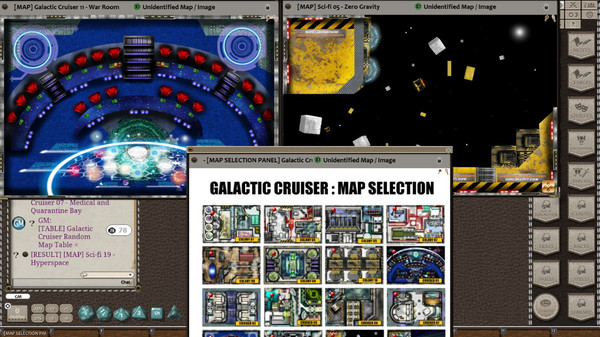 Скриншот из Fantasy Grounds - Meanders Map Pack: Galactic Cruiser (Map Pack)