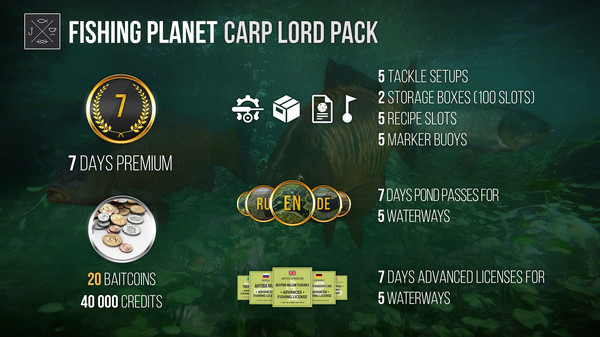 【图】Fishing Planet: Carp Lord Pack(截图2) 【图】Fishing Planet: Carp Lord Pack(截图2)