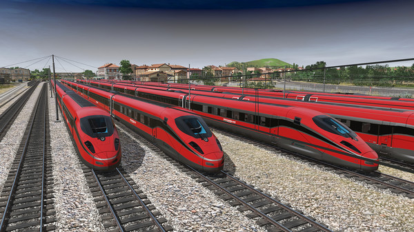 Скриншот из TRS19 DLC - ETR 1000 - Frecciarossa