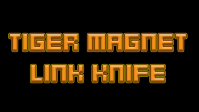 TIGER MAGNET LINK KNIFE Logo