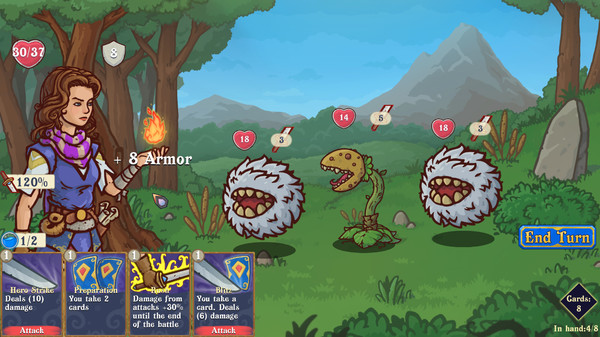 Скриншот из Card Brawl