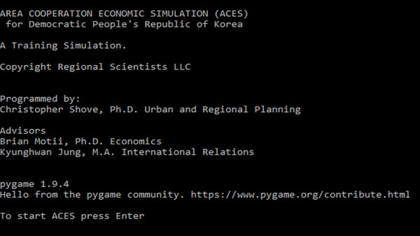 Скриншот из Area Cooperation Economic Simulation: North Korea (ACES)