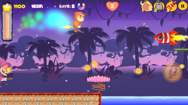 Скриншот из Halloween run adventure for Run, chicken, run!
