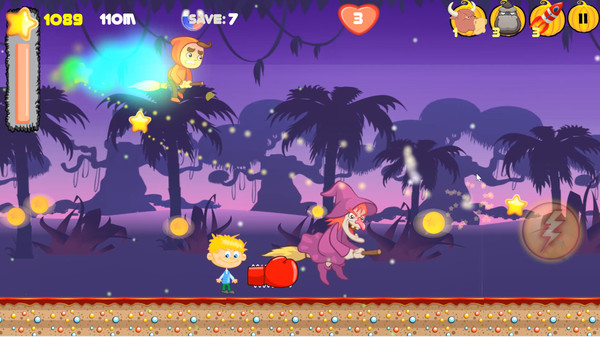 Скриншот из Halloween run adventure for Run, chicken, run!