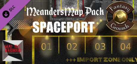 Fantasy Grounds - Meanders Map Pack: Spaceport (Map Pack) cover art