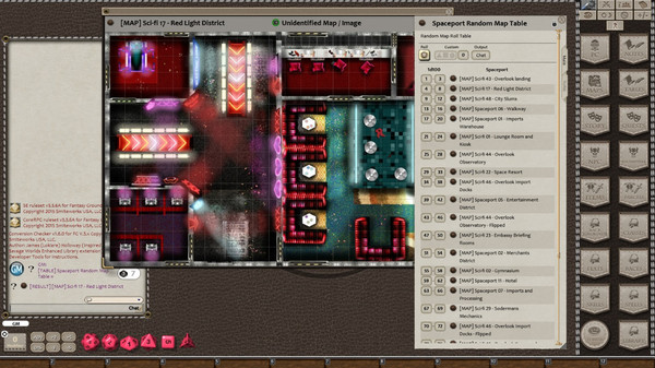 Скриншот из Fantasy Grounds - Meanders Map Pack: Spaceport (Map Pack)