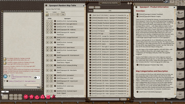 Скриншот из Fantasy Grounds - Meanders Map Pack: Spaceport (Map Pack)