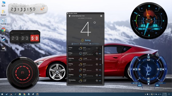 XDeskClock screenshot