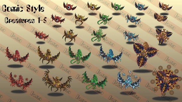 【图】RPG Maker MV – Monster Evolutions: Battler Pack 1(截图2) 【图】RPG Maker MV – Monster Evolutions: Battler Pack 1(截图2)
