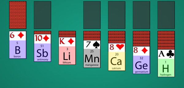 Solitaire: Learn Chemistry game for windows Pc 1