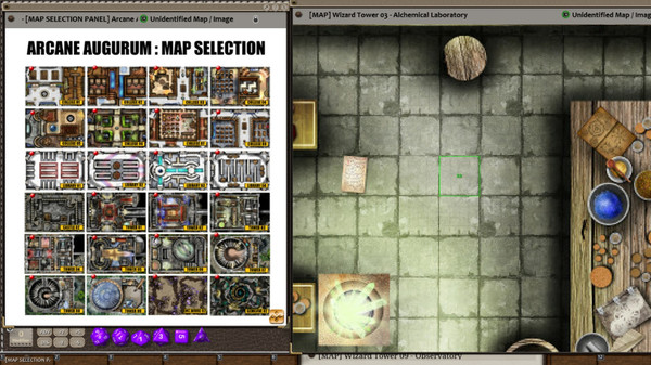 Скриншот из Fantasy Grounds - Meanders Map Pack: Arcane Augurum (Map Pack)