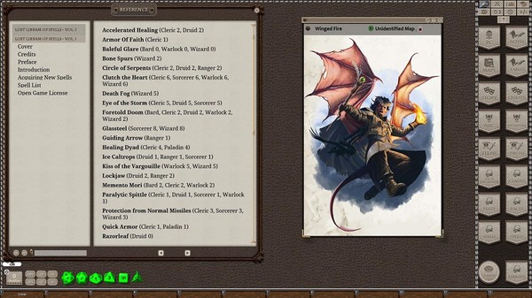 Скриншот из Fantasy Grounds - Libram of Lost Spells, Volume I (5E)
