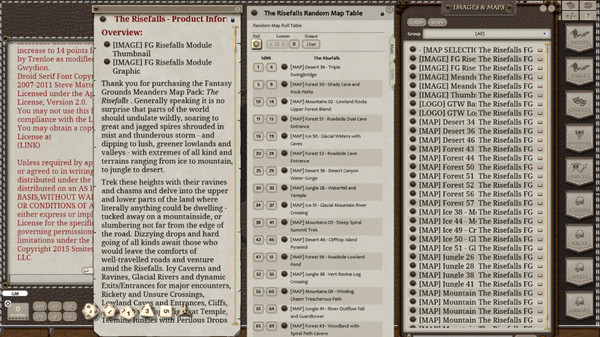 Скриншот из Fantasy Grounds - Meanders Map Pack: The Risefalls (Map Pack)