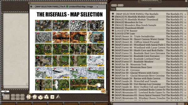 Скриншот из Fantasy Grounds - Meanders Map Pack: The Risefalls (Map Pack)