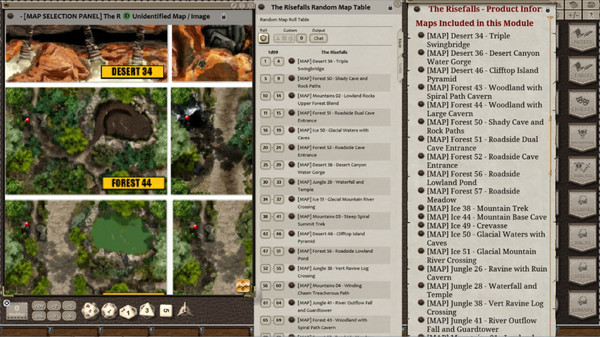 Скриншот из Fantasy Grounds - Meanders Map Pack: The Risefalls (Map Pack)