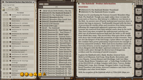 Скриншот из Fantasy Grounds - Meanders Map Pack: The Halehold (Map Pack)