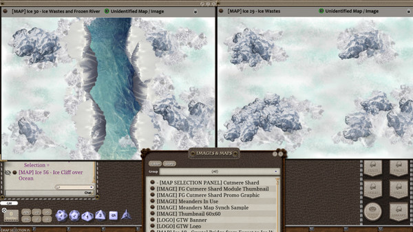 Скриншот из Fantasy Grounds - Meanders Map Pack: Cutmere Shard (Map Pack)