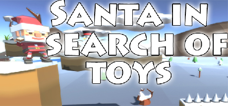 Santa in search of toys cover art