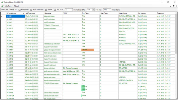 SubnetPing game for Linux 1