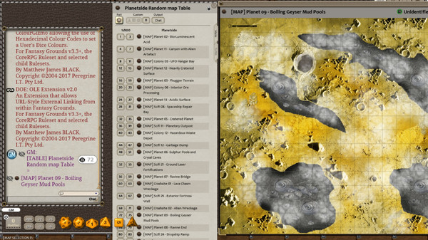 Скриншот из Fantasy Grounds - Meanders Map Pack: Planetside (Map Pack)
