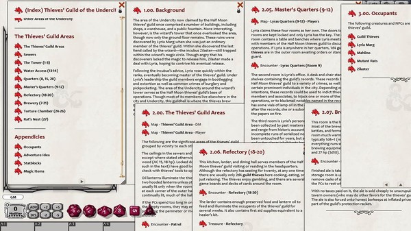 Скриншот из Fantasy Grounds - Thieves’ Guild of the Undercity (5E)