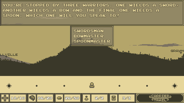 Carrier Trail game for Linux 1