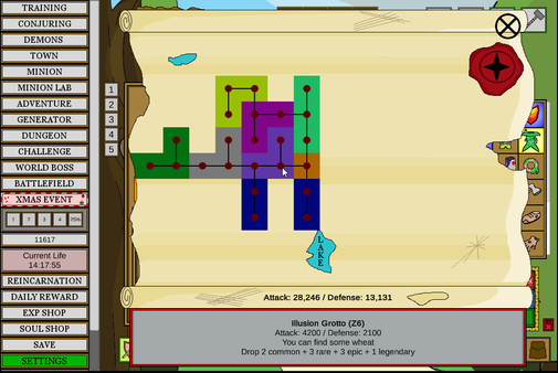 Скриншот из Wizard And Minion Idle