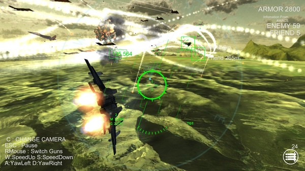 SkyGameChanger-AirCombat II-for windows and Linux 1