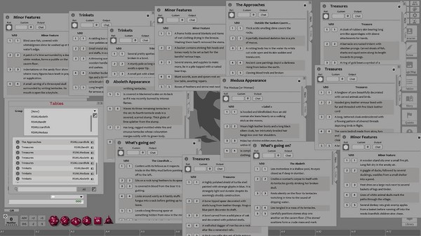 Скриншот из Fantasy Grounds - Monstrous Lairs #12 to #15: Medusas, Aboleth, Lizardfolk, and Bandits (Any Ruleset)