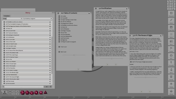 Скриншот из Fantasy Grounds - City Backdrop: Languard (5E)