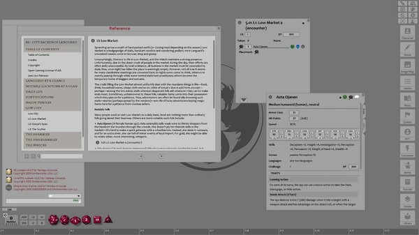 Скриншот из Fantasy Grounds - City Backdrop: Languard (5E)