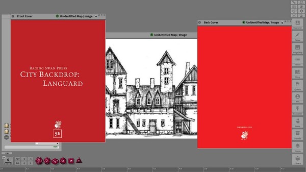 Скриншот из Fantasy Grounds - City Backdrop: Languard (5E)
