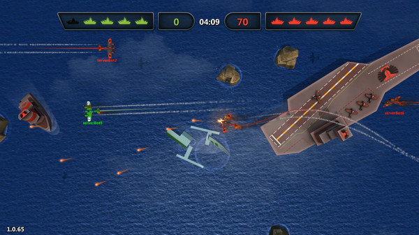 Скриншот из brainCloud Bombers
