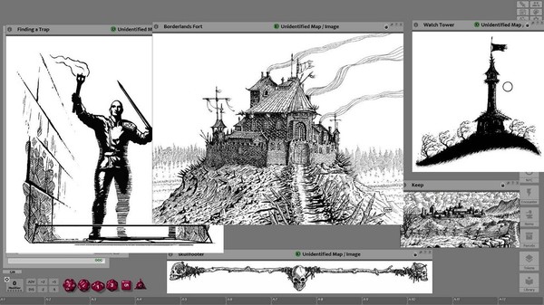 Скриншот из Fantasy Grounds - 20 Things #19 to #20: Kobold Warren, Fort on the Borderlands (Any Ruleset)