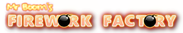 Mr Boom's Firework Factory Logo