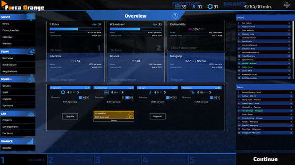 Open Wheel Manager game for windows Pc 1