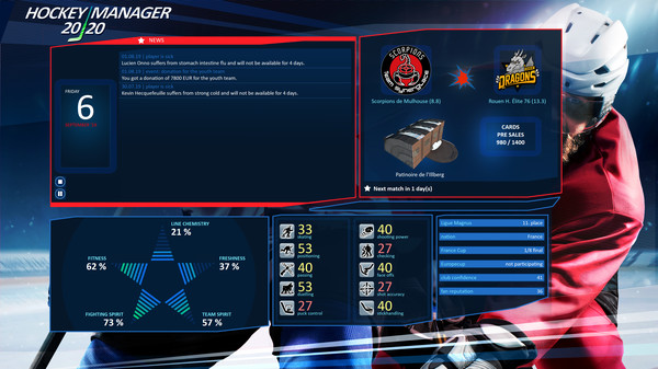 Скриншот из Hockey Manager 20|20