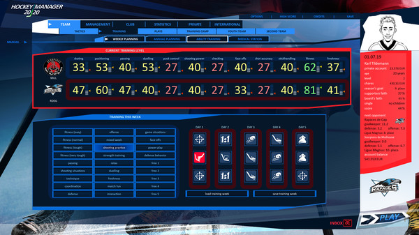 Скриншот из Hockey Manager 20|20