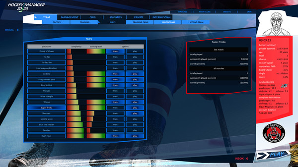 Скриншот из Hockey Manager 20|20