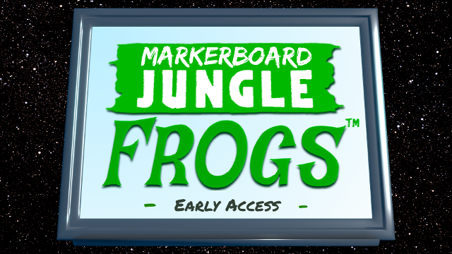 Markerboard Jungle: Frogs Logo